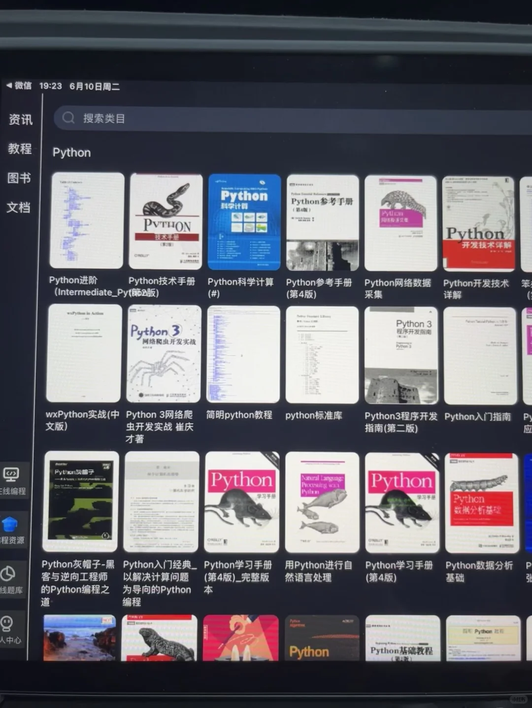 我们Python人有了iPad是这样子的...