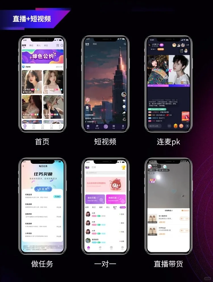 语音房交友APP开发 音视频付费聊天系统源码