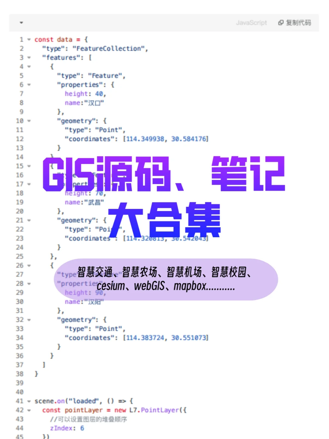 GIS源码合集，可做毕设、论文、学习使用