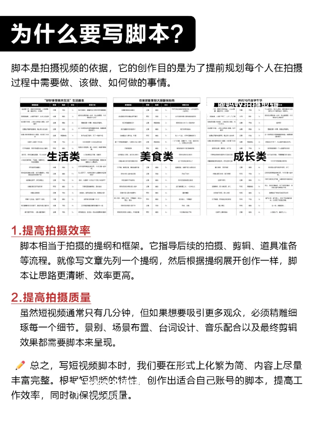 短视频脚本到底怎么写❓真的不难啊✍🏻
