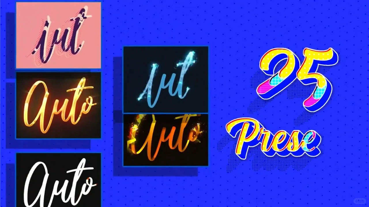 AE插件图层边界自动填充生长动画AutoFill