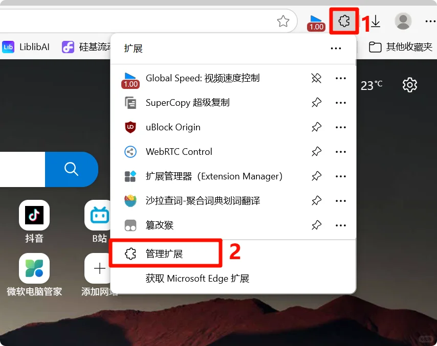 edge插件的安装与使用