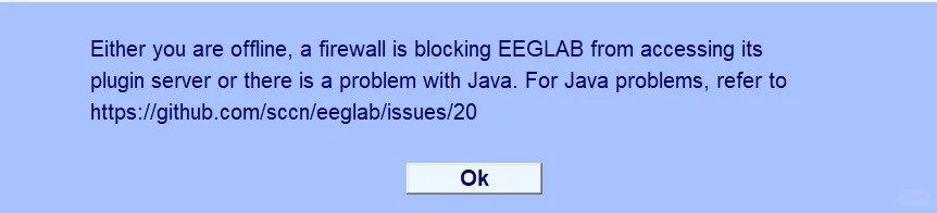eeglab下载插件报错