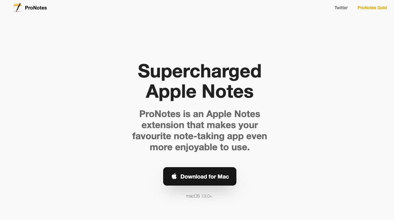 ProNotes：增强 Apple Notes 功能的插件
