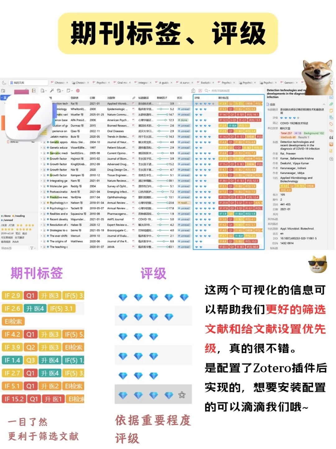 Zotero必备插件分享｜研究生必备