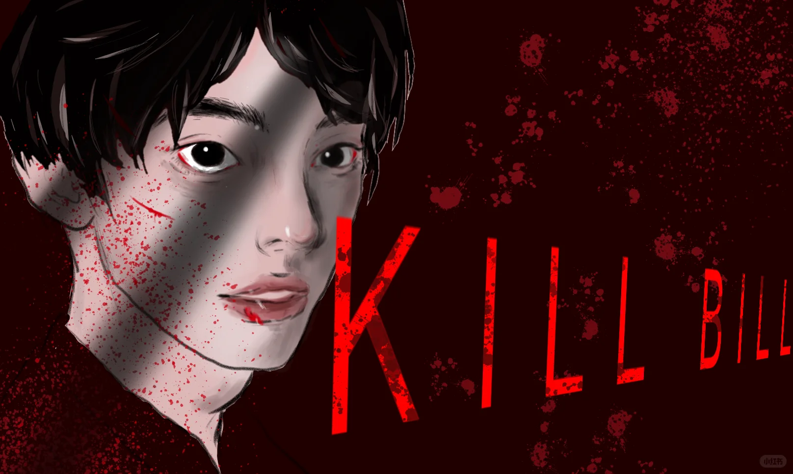 第一次用平板画画！忘情了发疯了发狠了