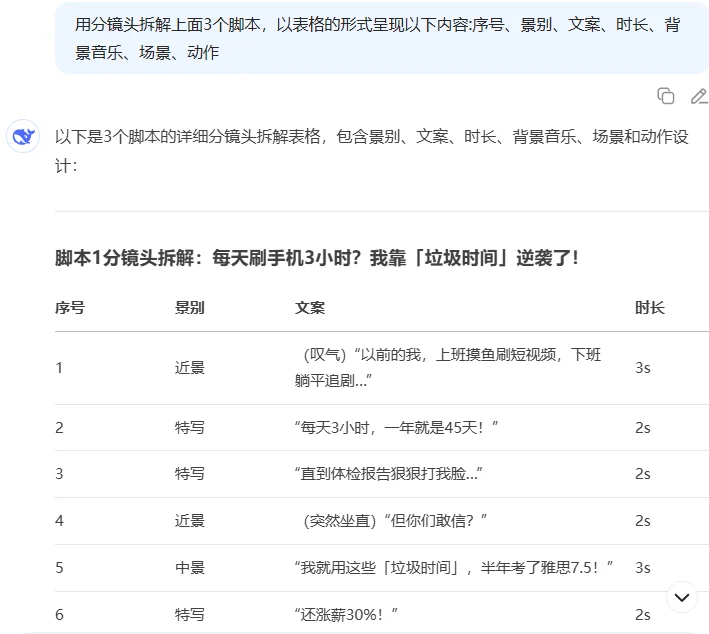 用deepseek写爆款短视频脚本 1分钟搞定‼️