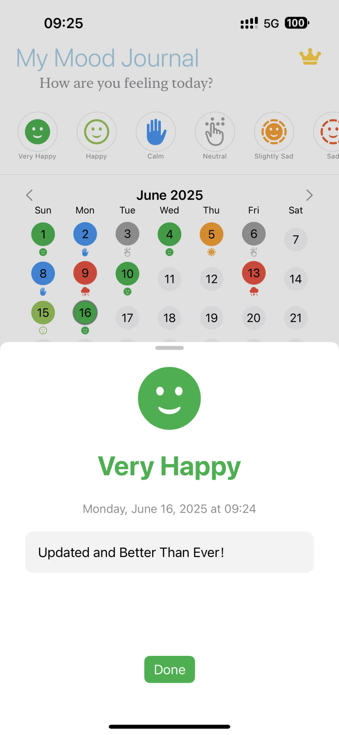 专属心情日记数据洞察上新啦，没有ios26