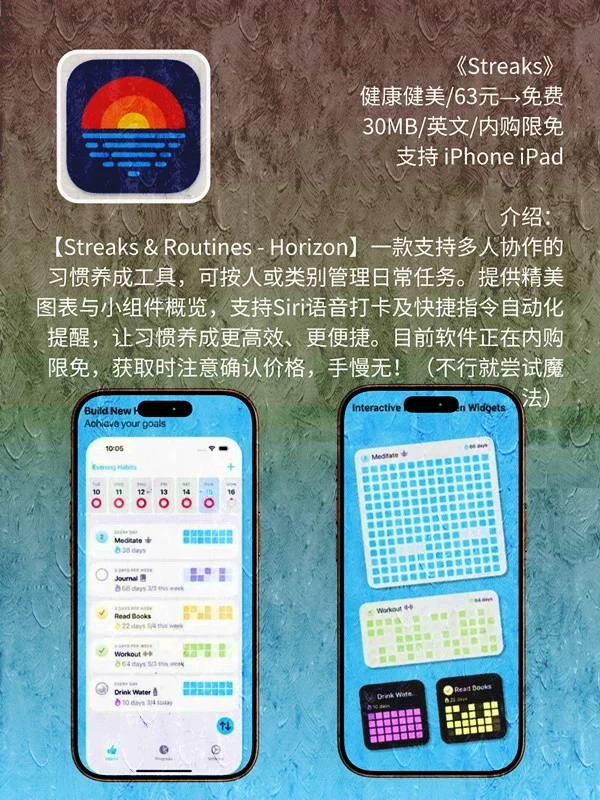 6 月 17日 iOS 限免 APP，¥628→白嫖
