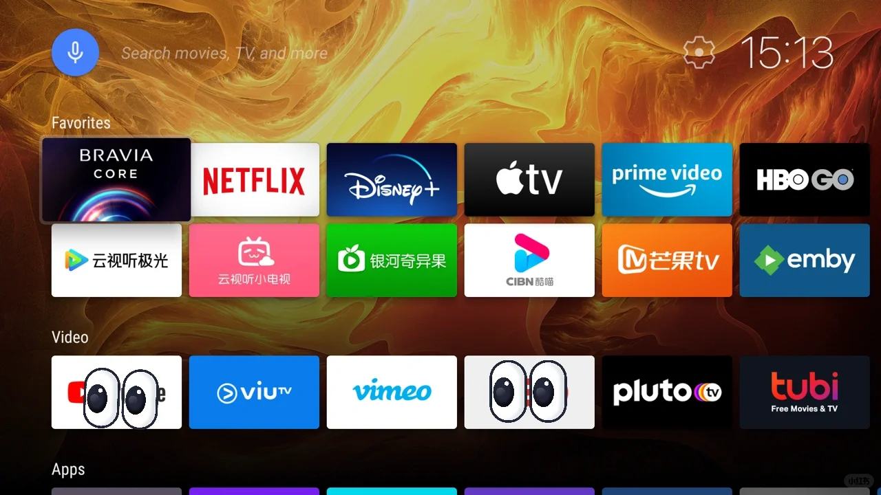 国行索尼电视替换自带拉胯UI