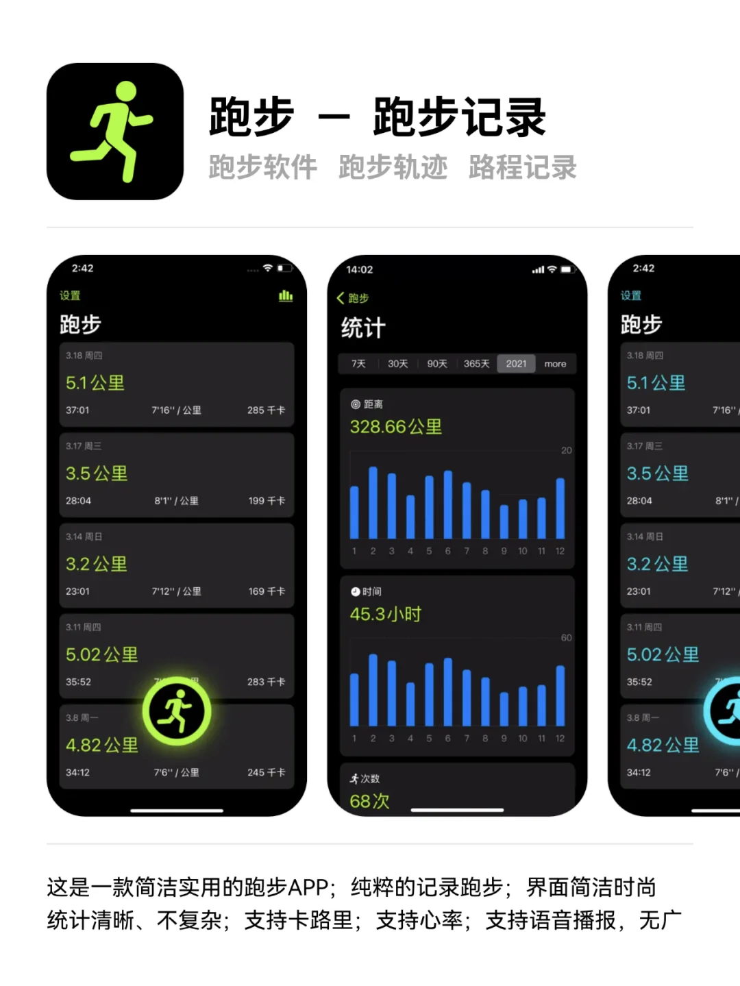 跑步APP🔥训练计划运动记录数据分析健身