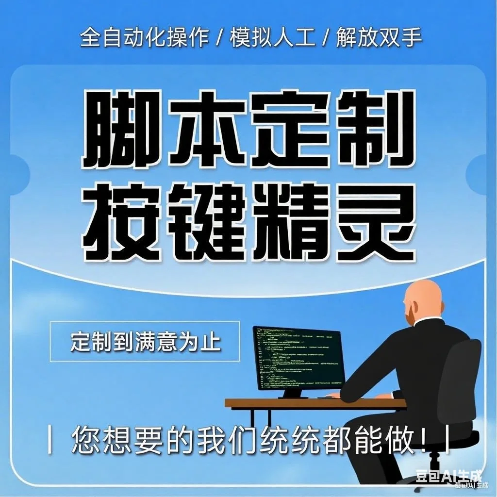 脚本定制，手机电脑自动化，网页自动化