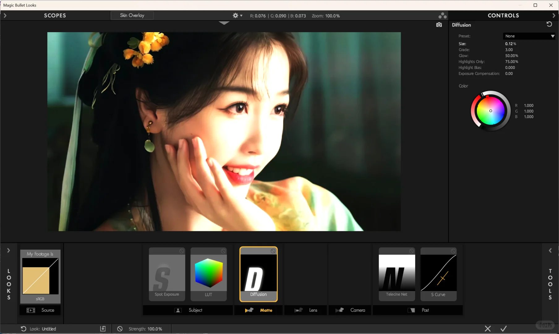 今晚终于下好全套ae插件，浅浅试一下looks