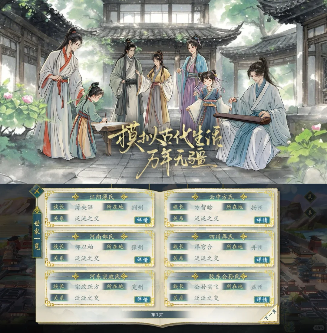 易次元有这么丰富的世家体系？