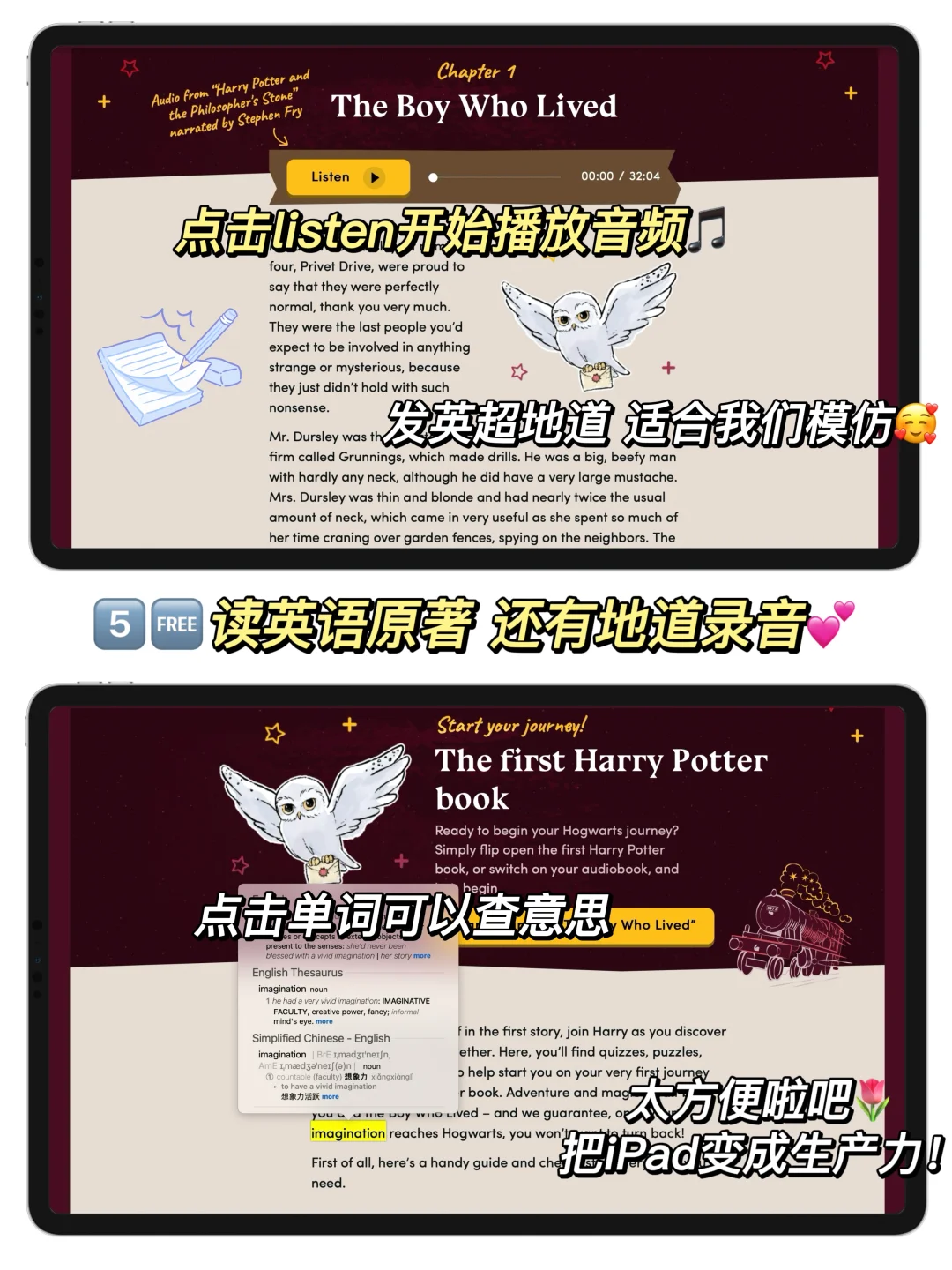 所有人‼️这就是你一直找的哈利波特学习神器