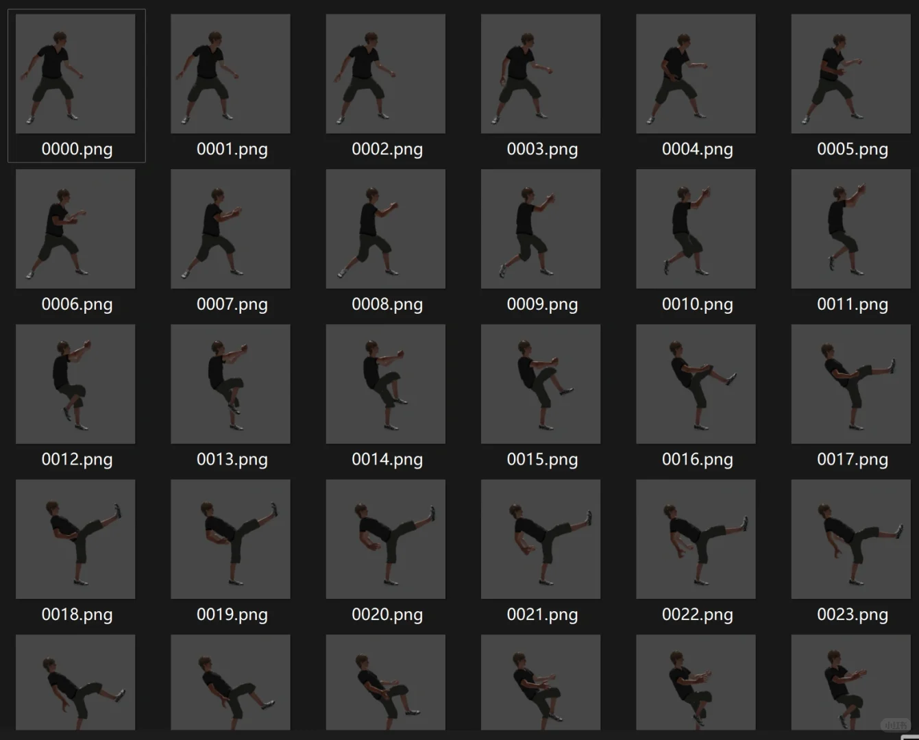 我写了一个脚本AI 生成游戏角色动画