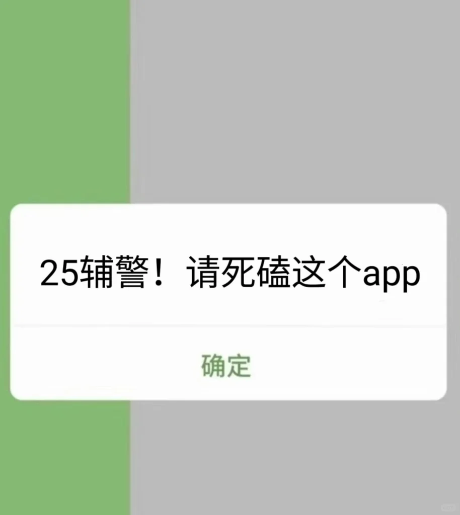 一个巨恶心...但能过辅警的app