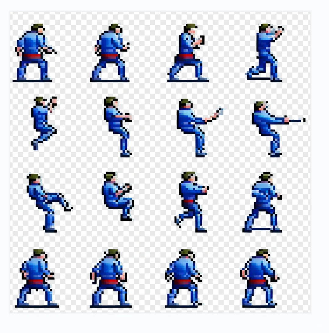 我写了一个脚本AI 生成游戏角色动画