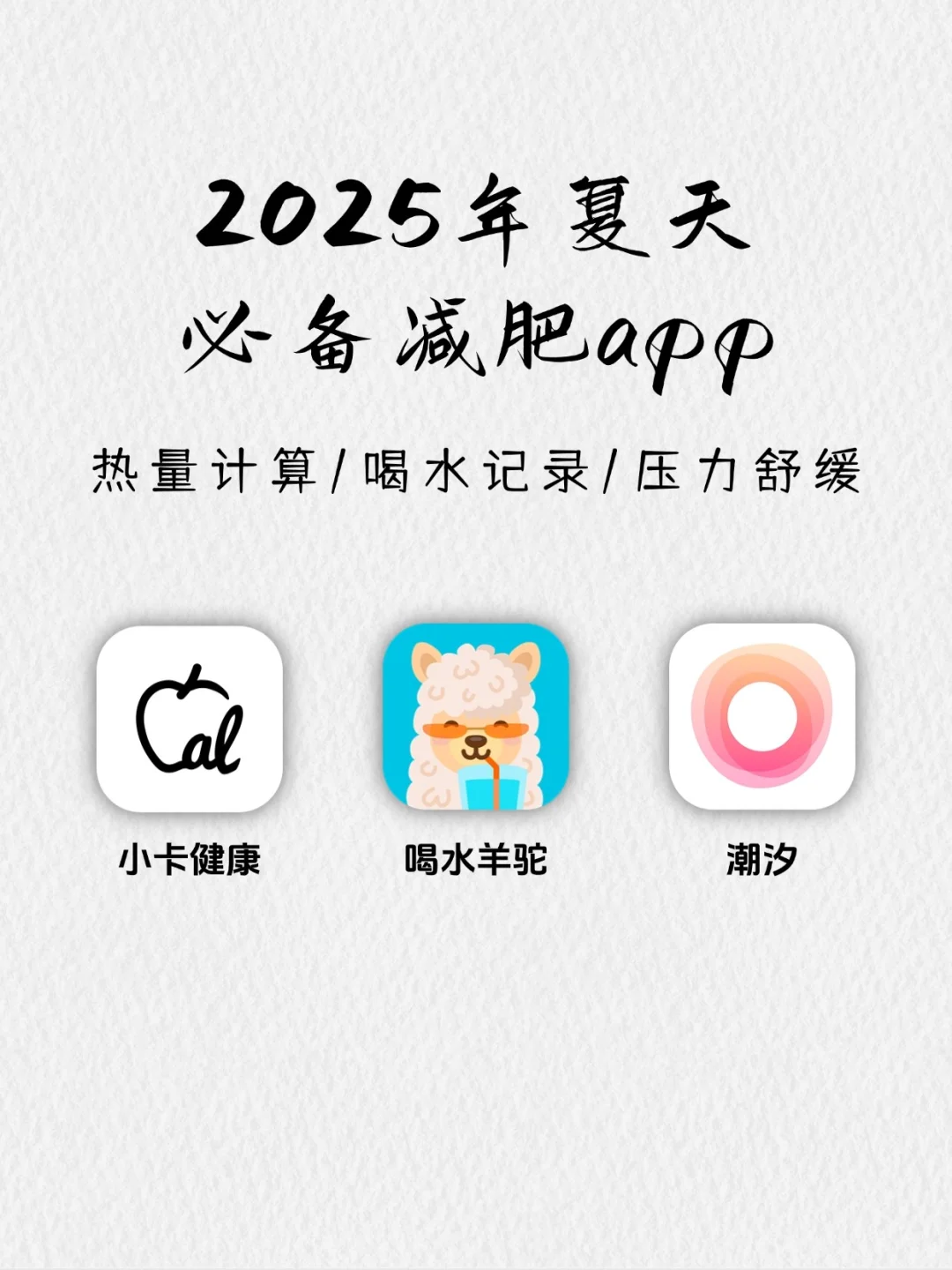 2025 年大家都在用的减肥 app📱 大女主养成