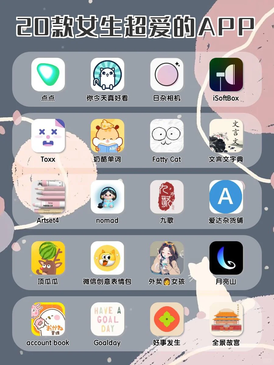 20款女生超爱的宝藏APP‼️用了舍不得删除‼️