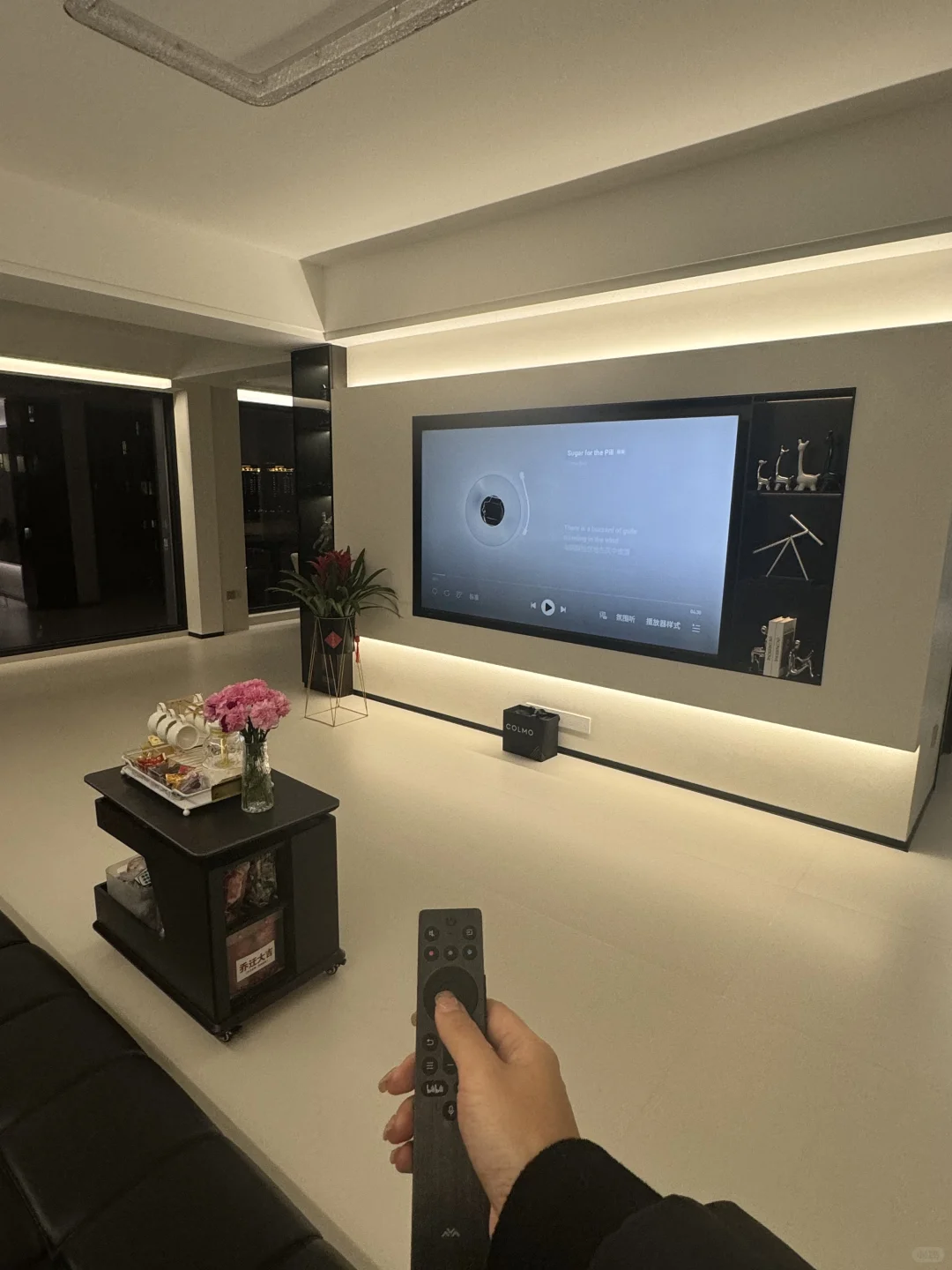 电视听歌｜唱片💿显示歌词，氛围感拉满