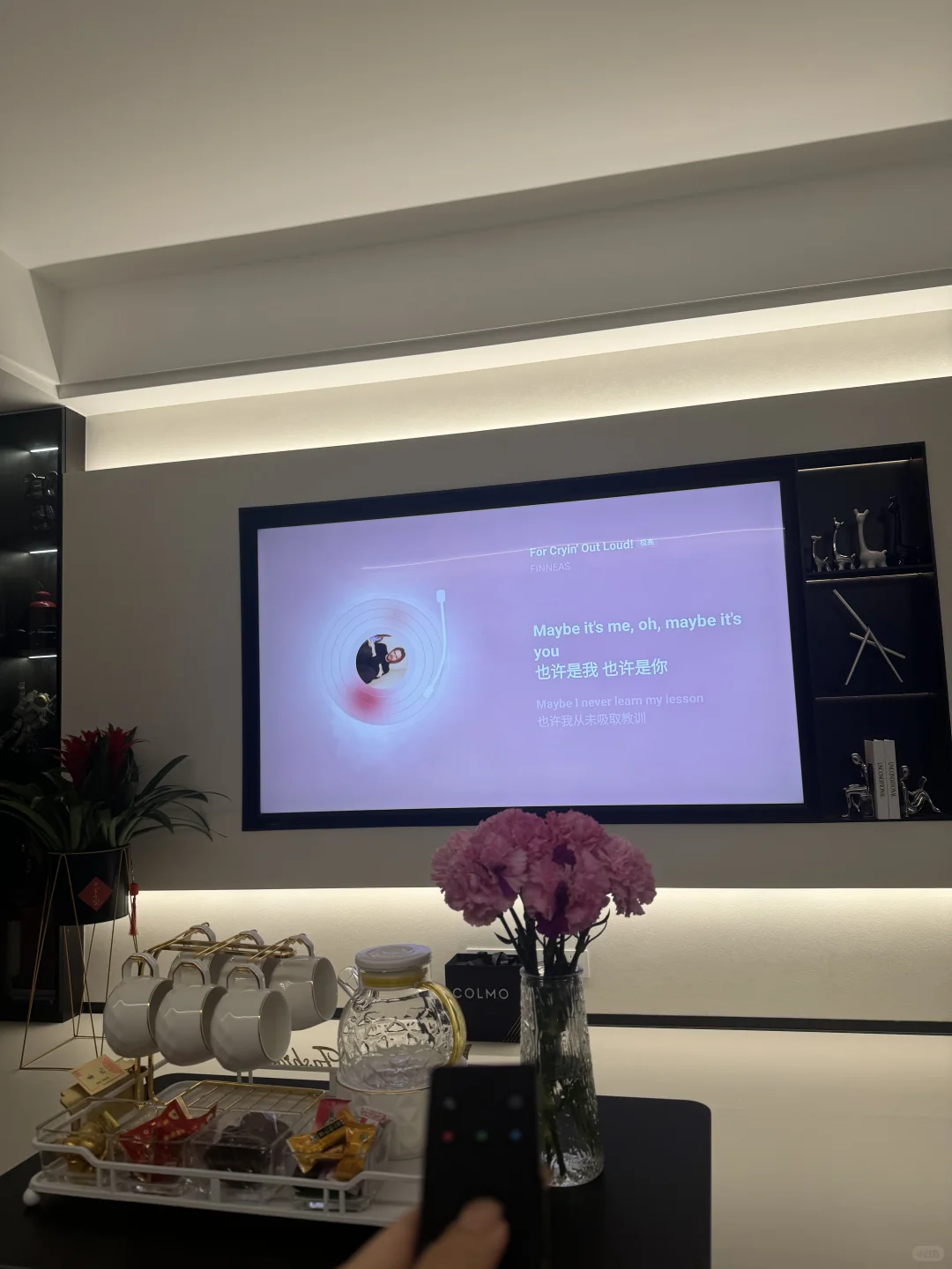 电视听歌｜唱片💿显示歌词，氛围感拉满