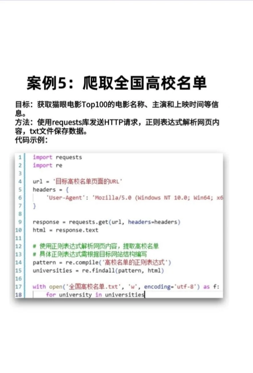 🐍Python爬虫7个经典项目,附源码分享!