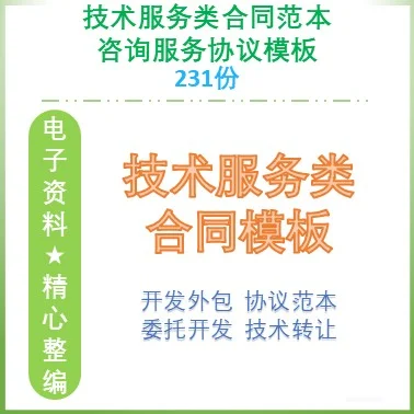 IT软件开发支持咨询服务协议模板