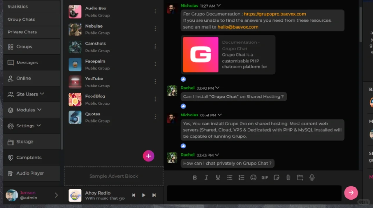 仿Telegram 聊天系统源码web客户端后台定制项目学习大型项目开发