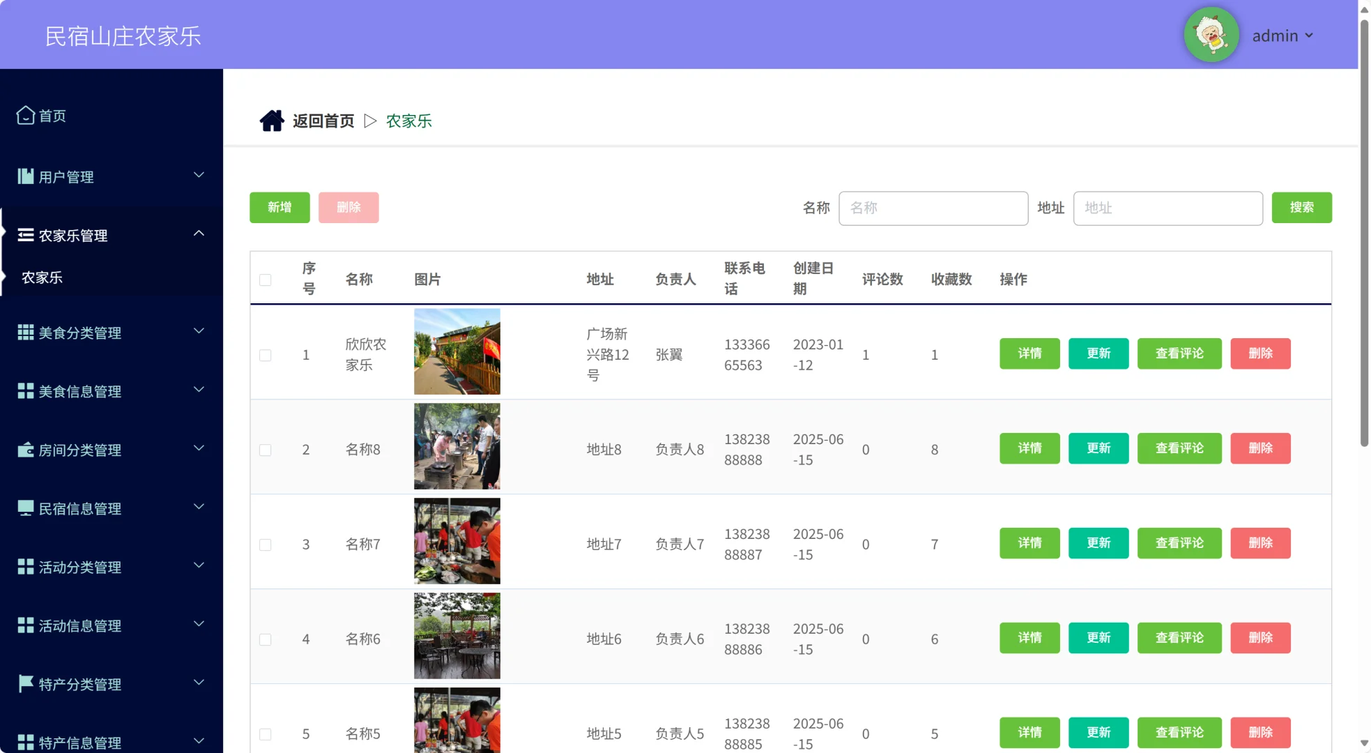 民宿山庄农家乐源码分享