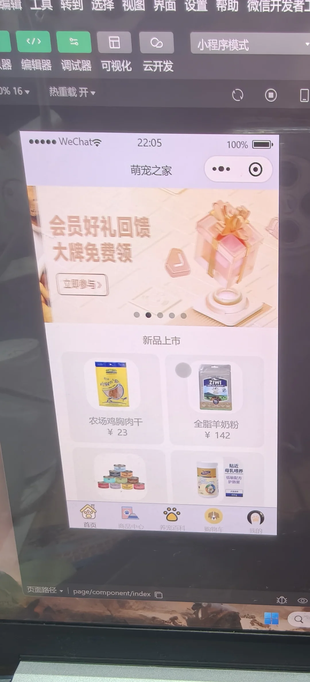 微信小程序期末大作业源码分享