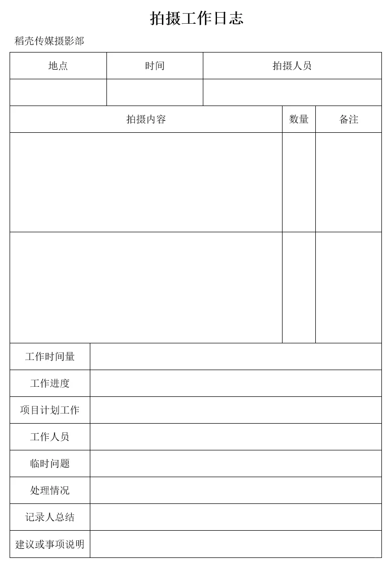抖音拍摄脚本模版（可套用）