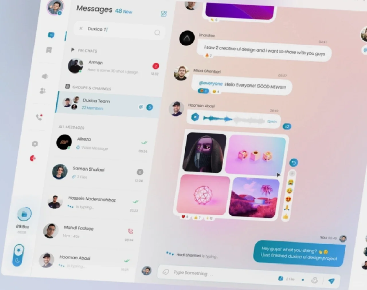 仿Telegram 聊天系统源码web客户端后台定制项目学习大型项目开发