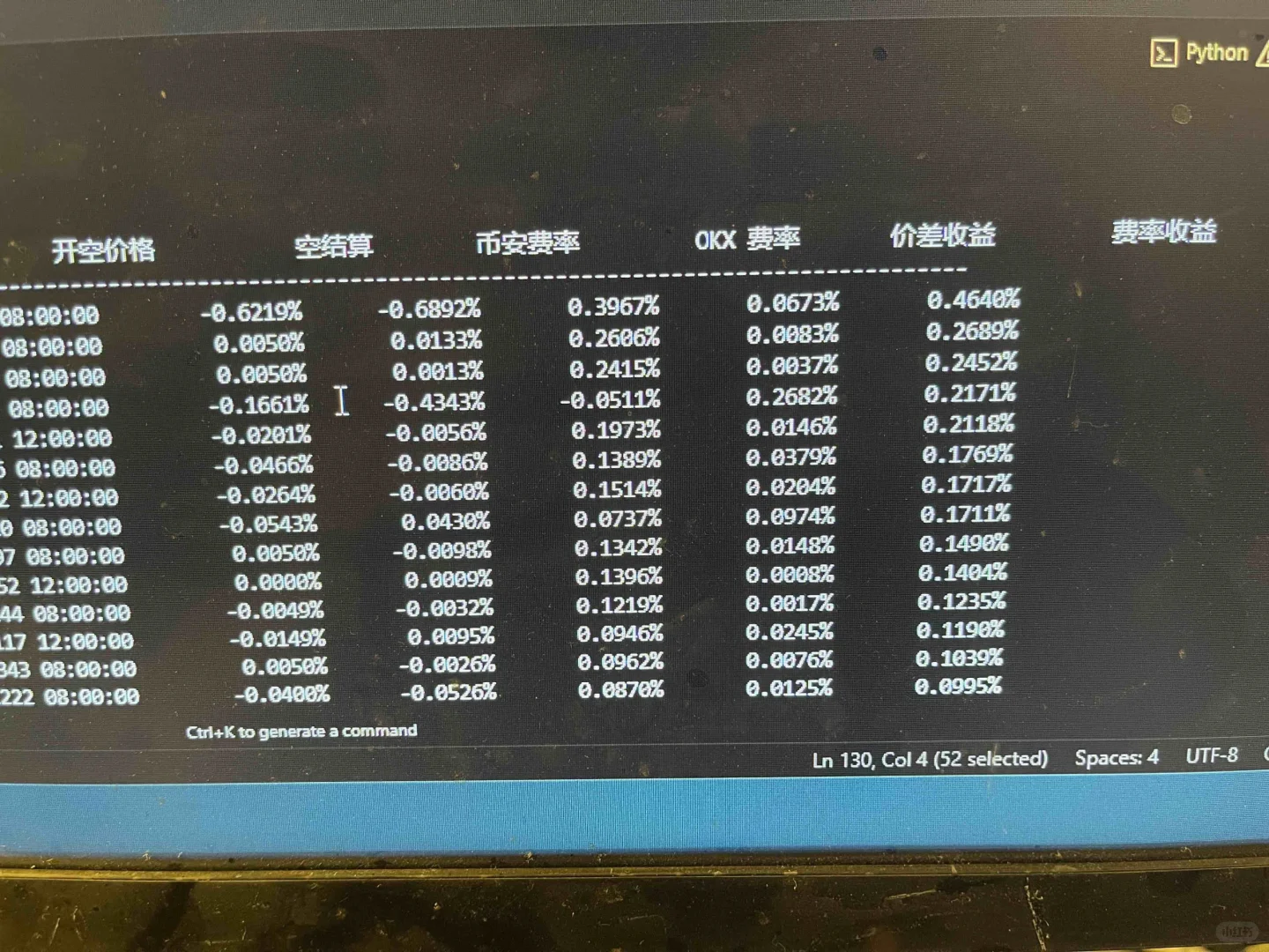 零基础开发的量化脚本运行成功了！