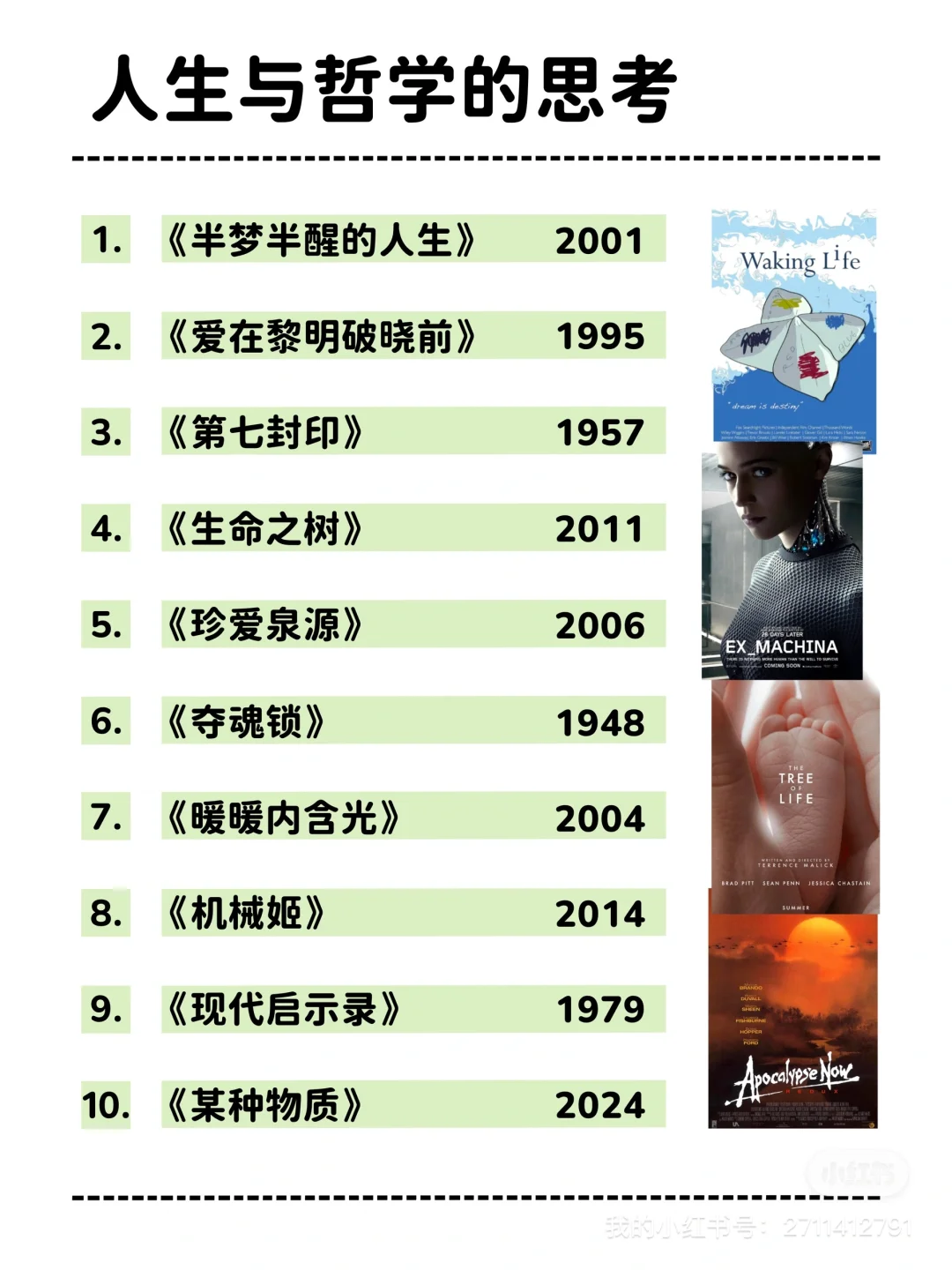 高分影单：100部人生启示录