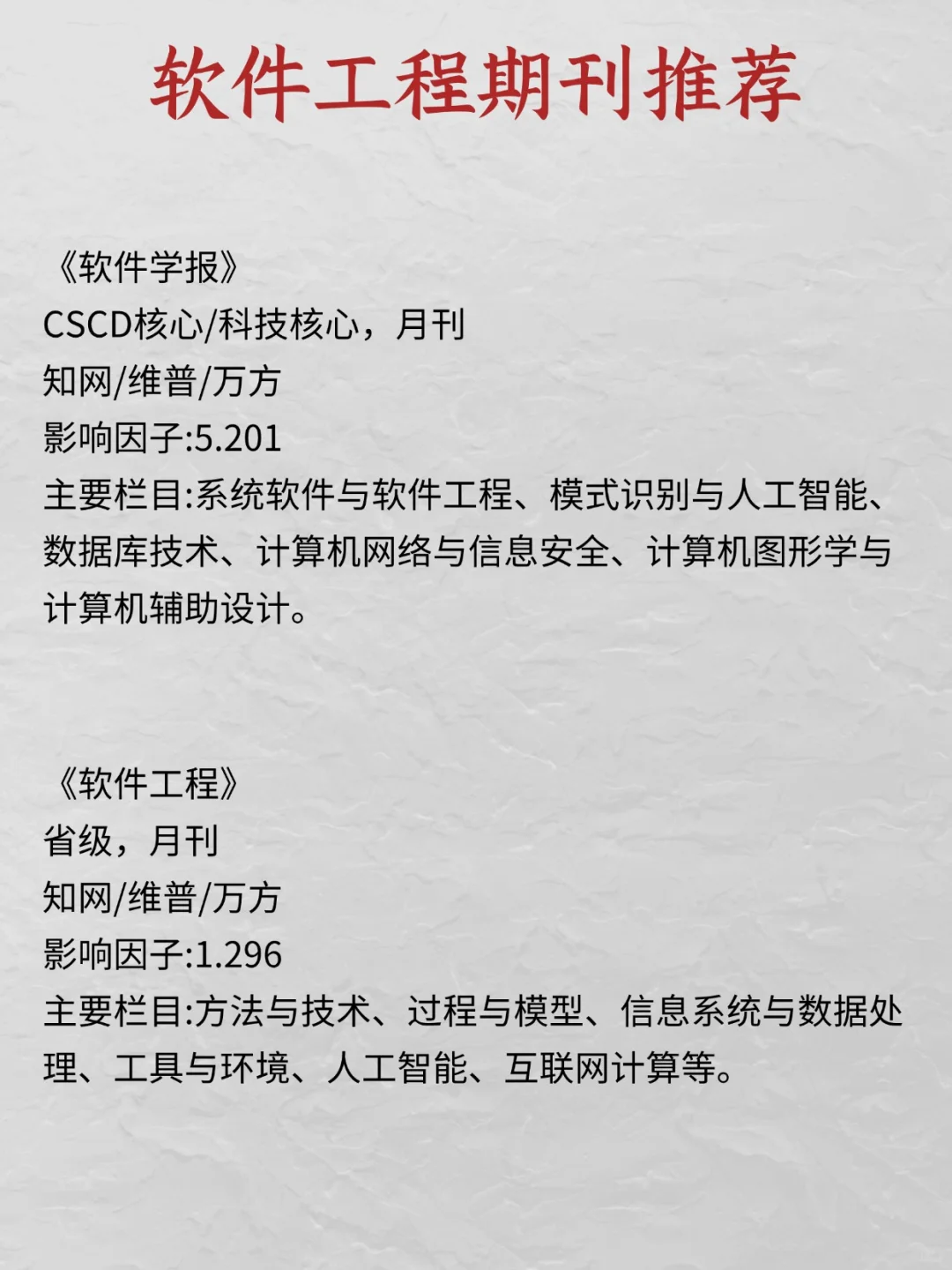 所有软件工程方向一定要看到啊！！