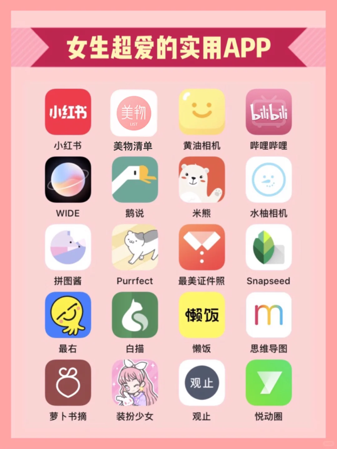 【实用软件推荐】你一定要get的20款APP‼️