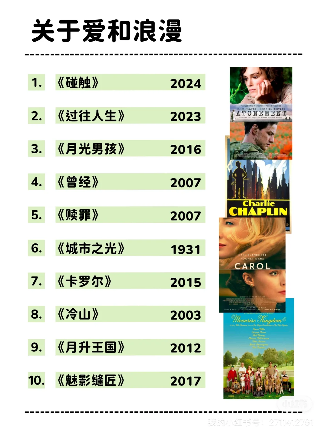高分影单：100部人生启示录