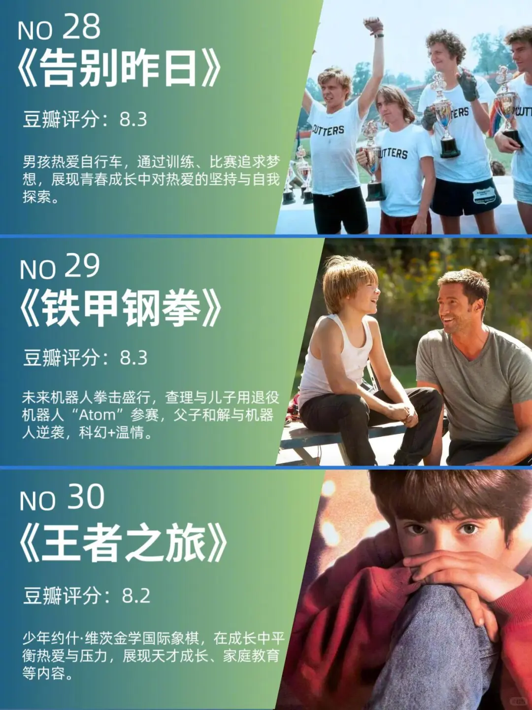 那些值得反复观看的励志电影。