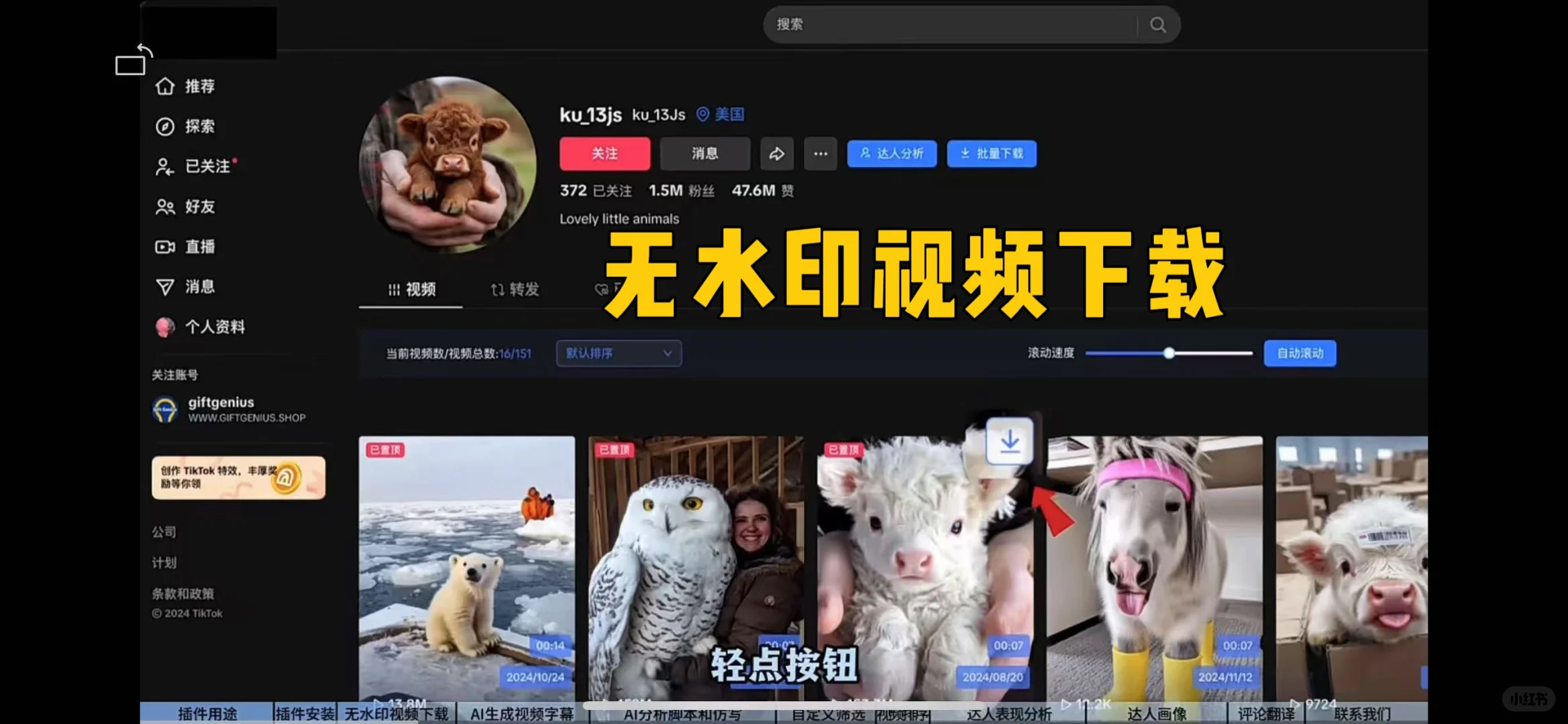 这是我迄今为止最好用的TikTok插件‼️‼️‼️