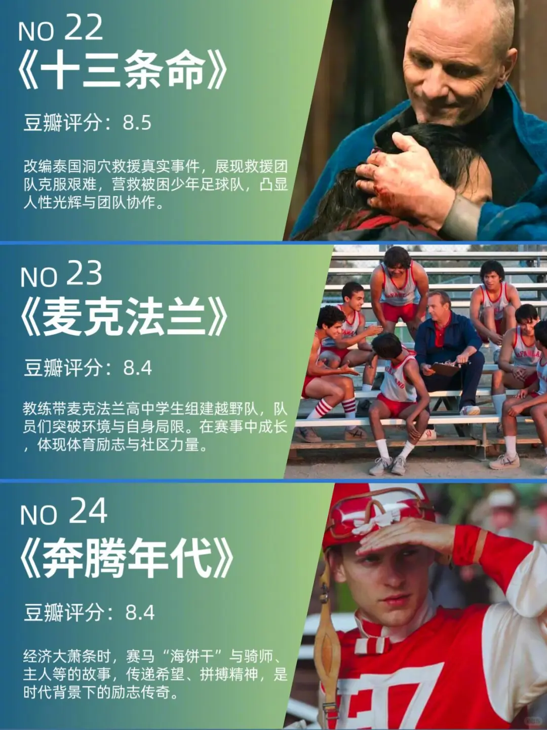 那些值得反复观看的励志电影。