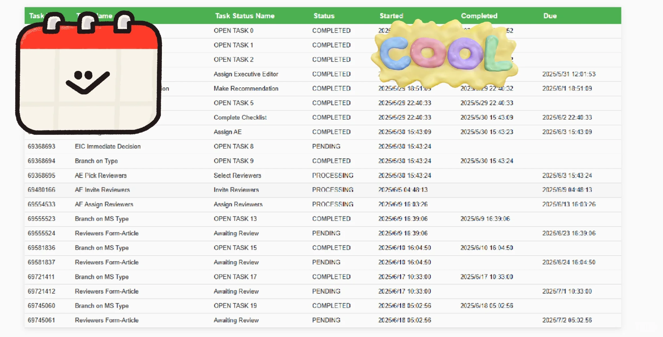 ACS投稿状态查询！