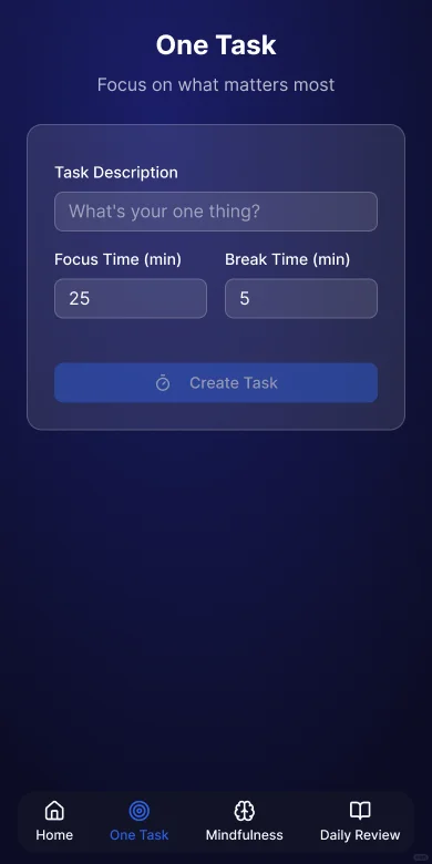 为ADHD做了一个任务专注、记录、管理app