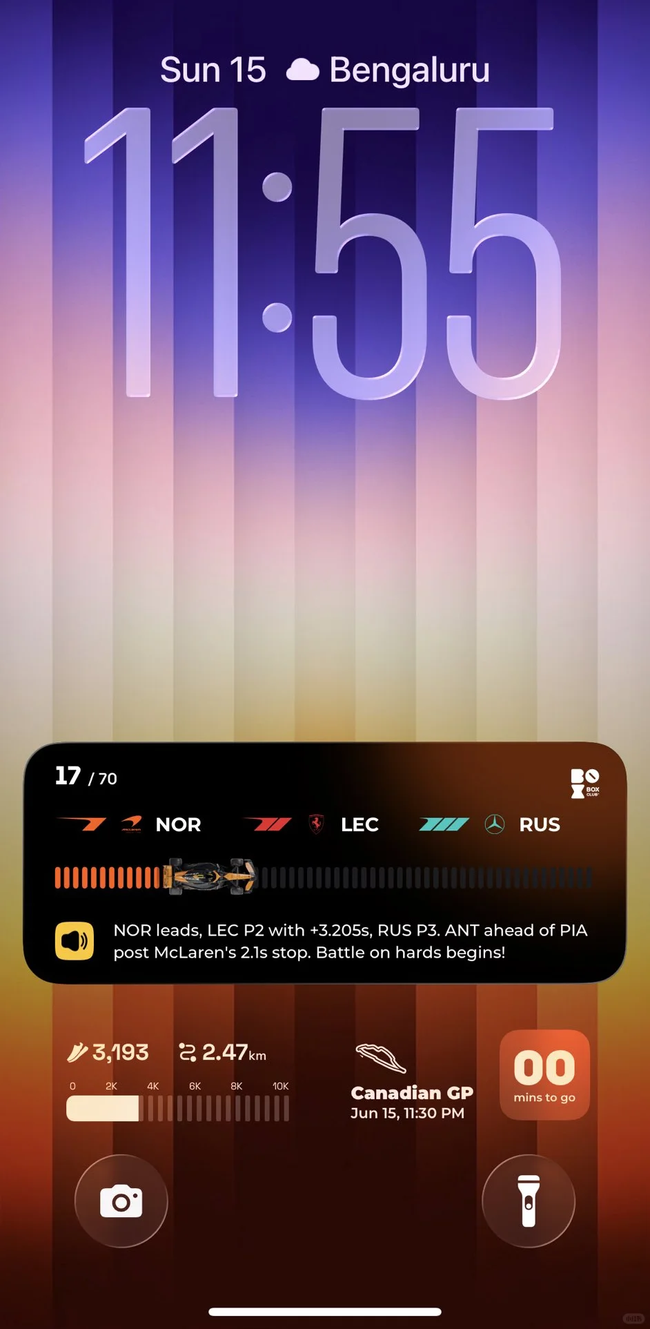 iOS26 + Box Box = 液态玻璃的F1美学