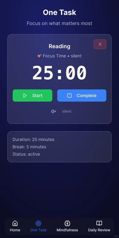 为ADHD做了一个任务专注、记录、管理app