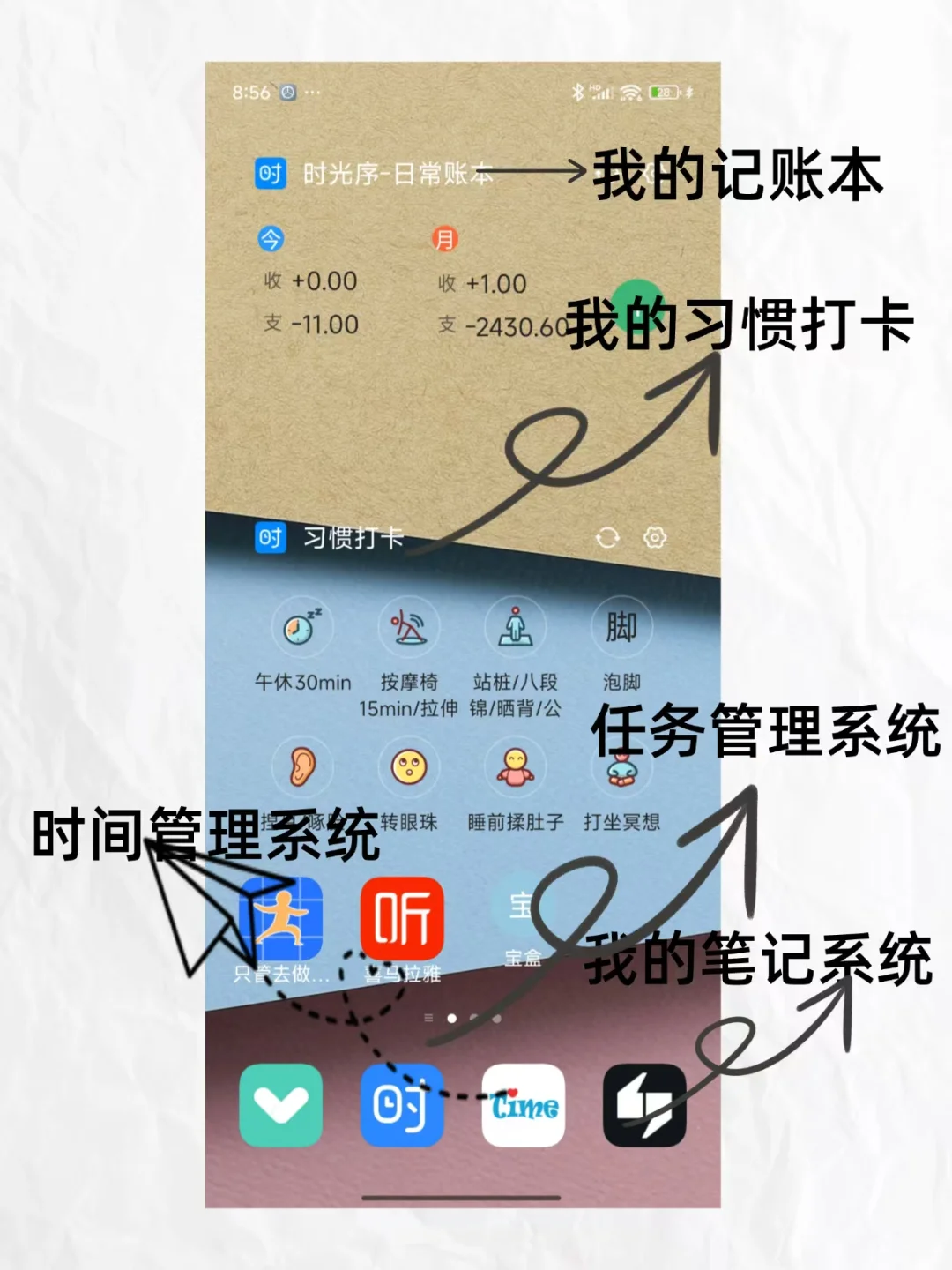 3个APP构建个人管理系统 极简J人爽！