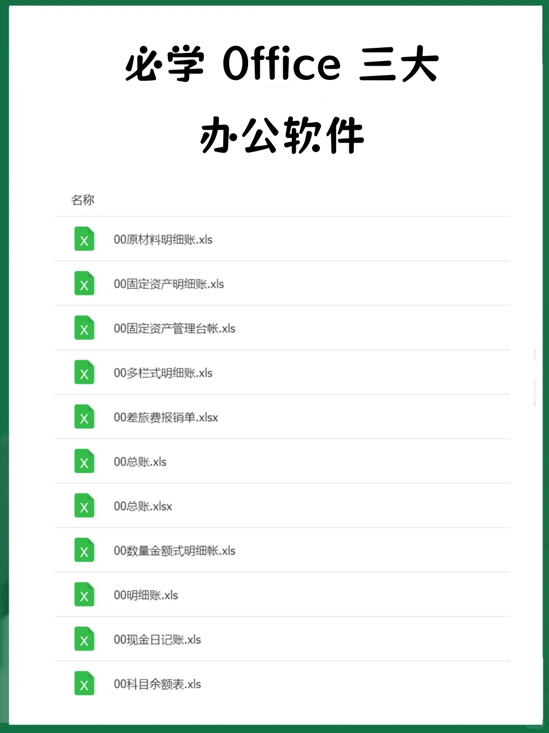 三大办公软件必会技能行政人事文员必学