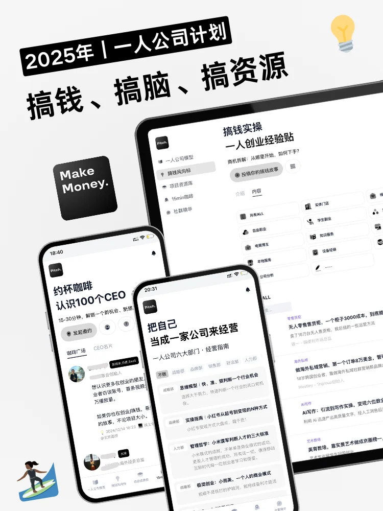 辍学当数字游民，一人开发5款APP，月入3W美金