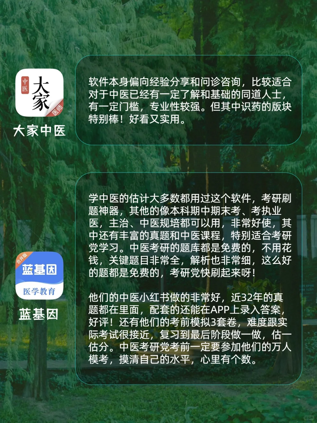 📝中医学生必备App丨全网总结最全最实用✅