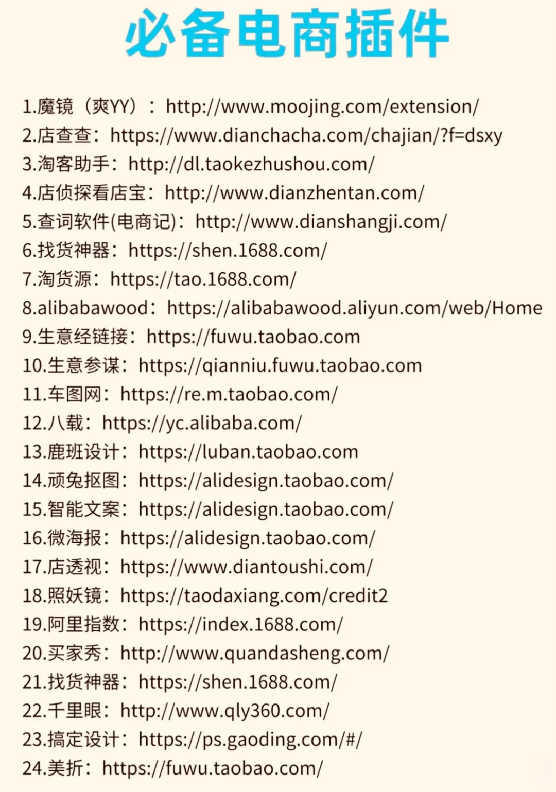 电商必备插件公布！